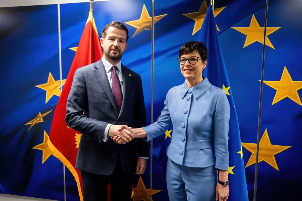 Jakov Milatović i Marta Kos