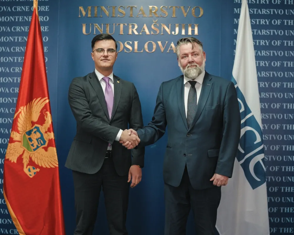 &Scaron;aranović&ndash;Haukas: Nastavak uspje&scaron;ne saradnje MUP-a i Misije OEBS-a