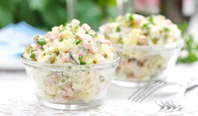 Posna ruska salata gotova za 20 minuta