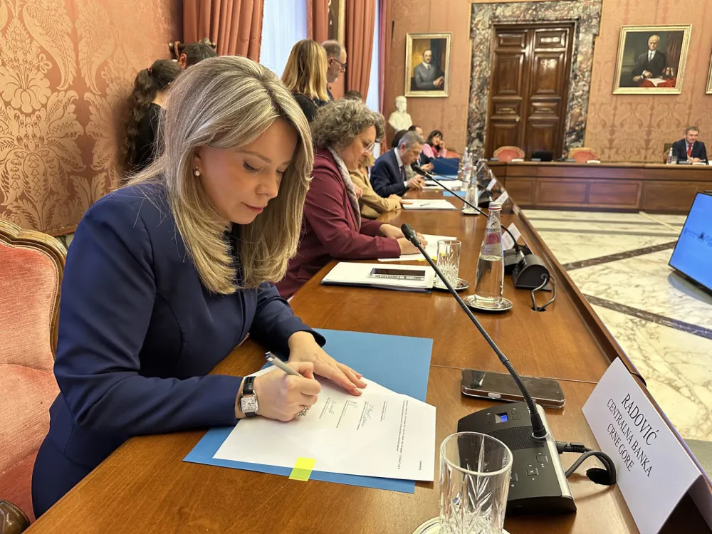 Guvernerka CBCG potpisala Pismo o namjerama za realizaciju TIPS klon projekta