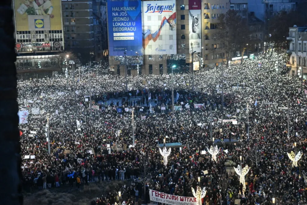 ProGlas pozvao na blokade &scaron;irom Srbije, studenti večeras ispred RTS-a