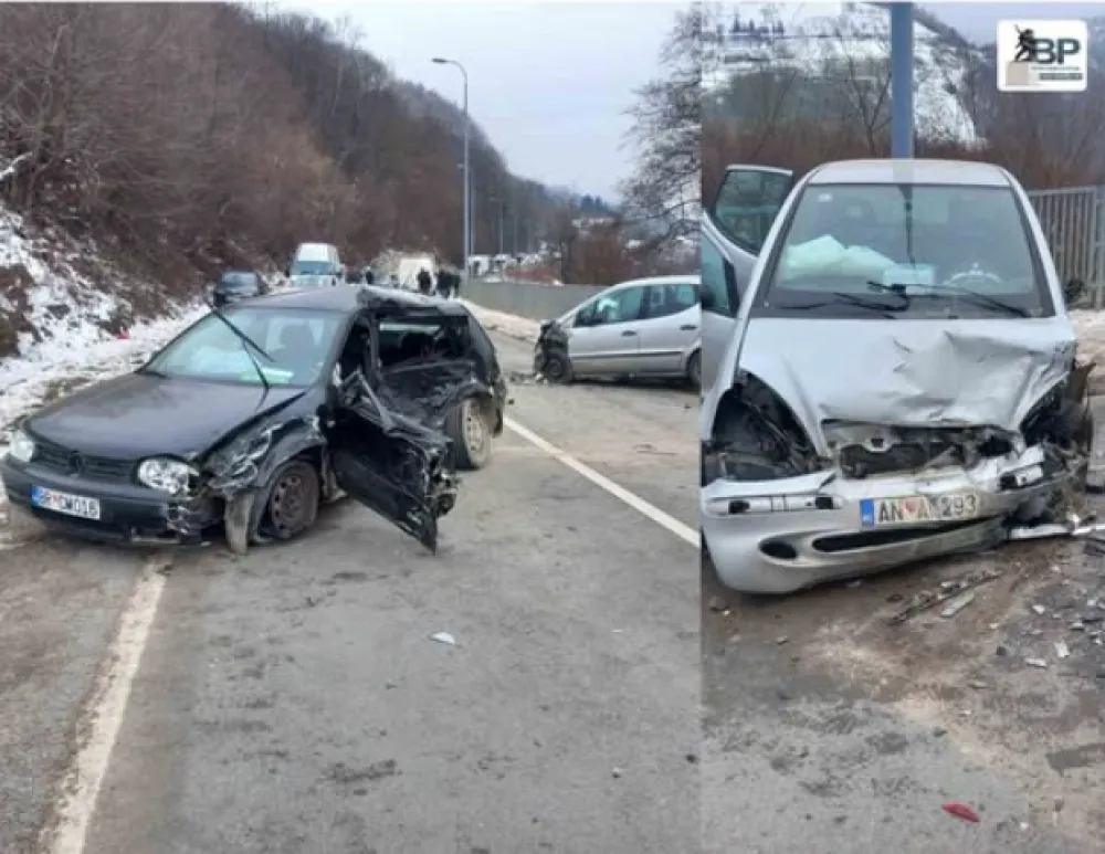 Tri osobe povrijeđene u udesu na putu Bijelo Polje - Mojkovac, jedna zadobila teže povrede