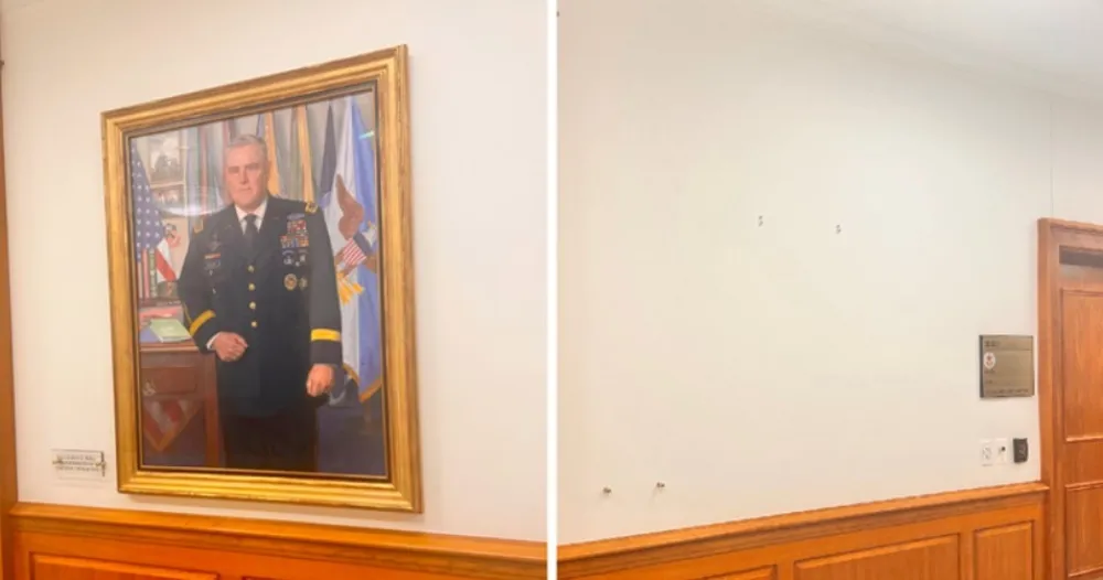 Pentagon uklonio sa zida portret generala kojeg je Tramp nazvao moronom