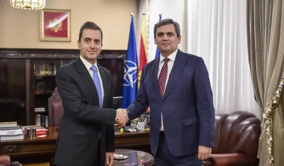 Ibrahimović primio novoimenovanog ambasadora Grčke Dimitrisa Joldasisa