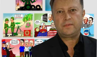 Izložba karikatura Zorana Lekovića