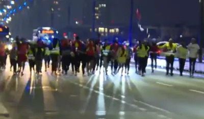 Maratonci stigli iz Novog Sada u Beograd