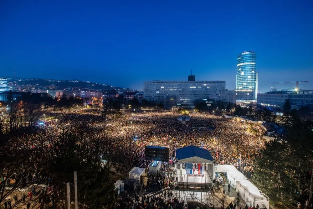 Protesti u Bratislavi