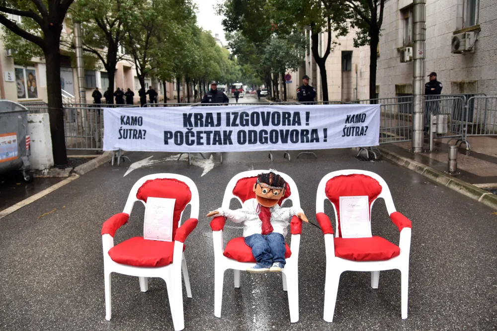 Danas novi protest grupe Kamo sjutra