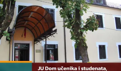 Radovi na Domu učenika i studenata Cetinje