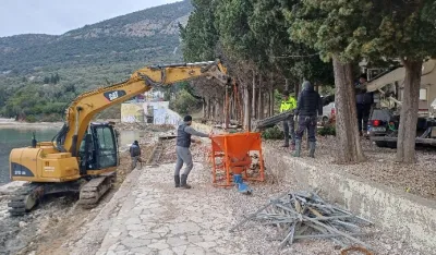 Plaža Valdanos dobija novi izgled, radovi na uređenju u toku