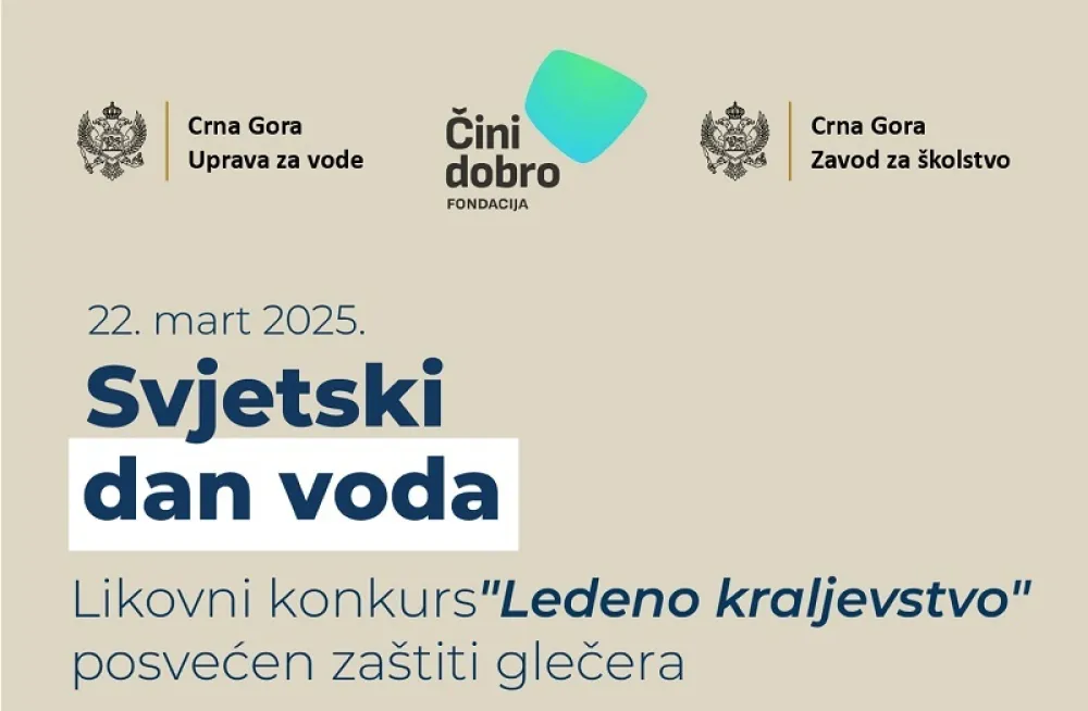 Likovni konkurs za osnovce povodom Svjetskog dana voda
