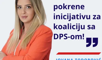 Todorović: "Laković neka pokrene inicijativu za koaliciju sa DPS-om"