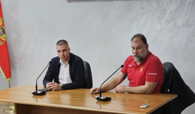 Savić u dru&scaron;tvu direktora KIC-a Zeta Branka Nokovića