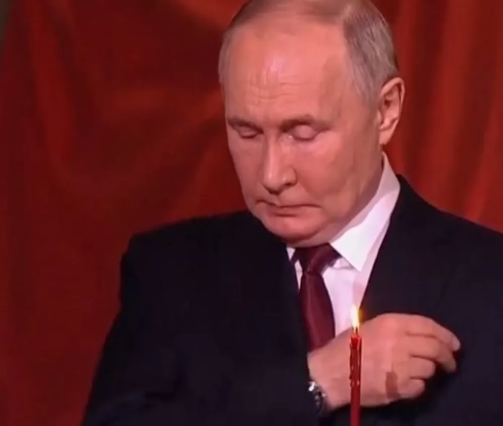 Putin prisustvovao uskr&scaron;njoj liturgiji posle progla&scaron;enja primirja u Ukrajini