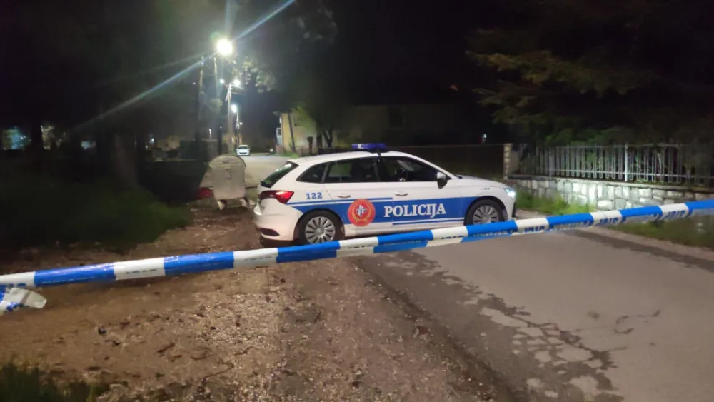 Mjesto ubistva na Cetinju