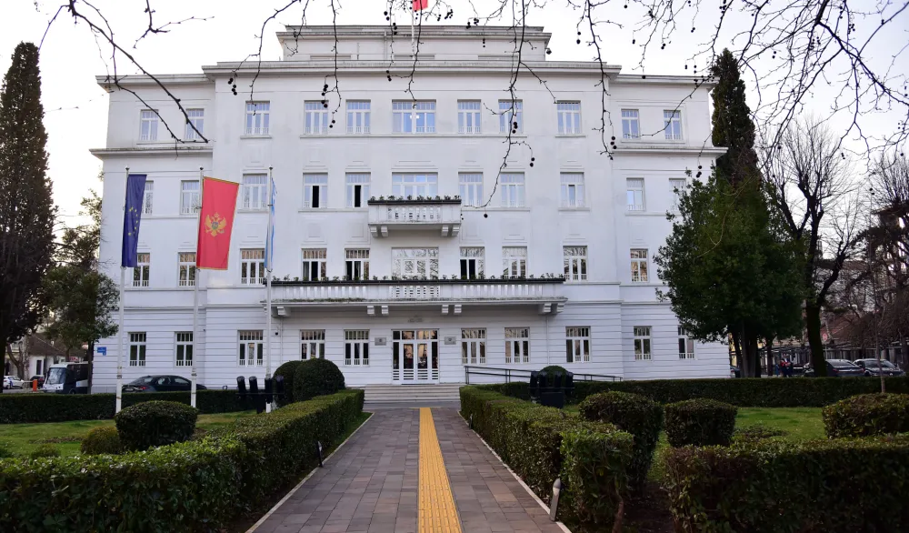 Podgorica 2023, Podgorica, Zgrada glavnog grada, gradonacelnik, zgrada opstine, opstina Podgorica