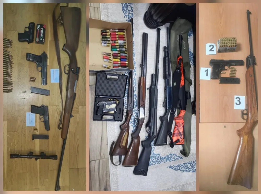 Ciljani pretresi u sjevernoj i južnoj regiji zemlje, oduzeto 12 komada oružja