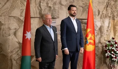 Kralj Jordana u prvoj posjeti Crnoj Gori