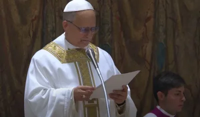 Papa Lav XIV na prvoj misi