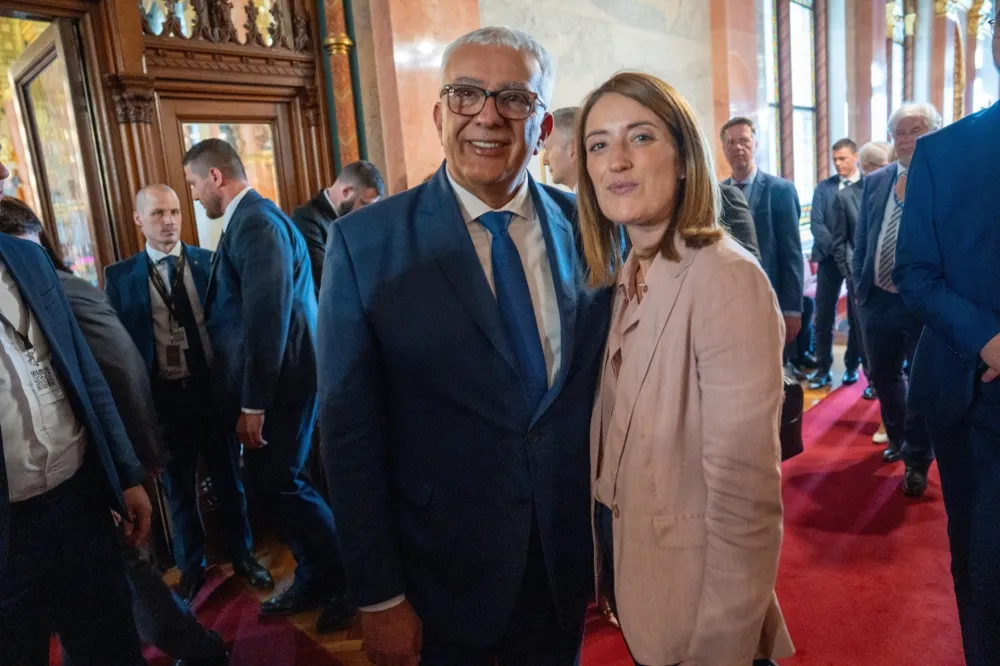Mandić sa predsjednicom Evropskog parlamenta Robertom Metsolom
