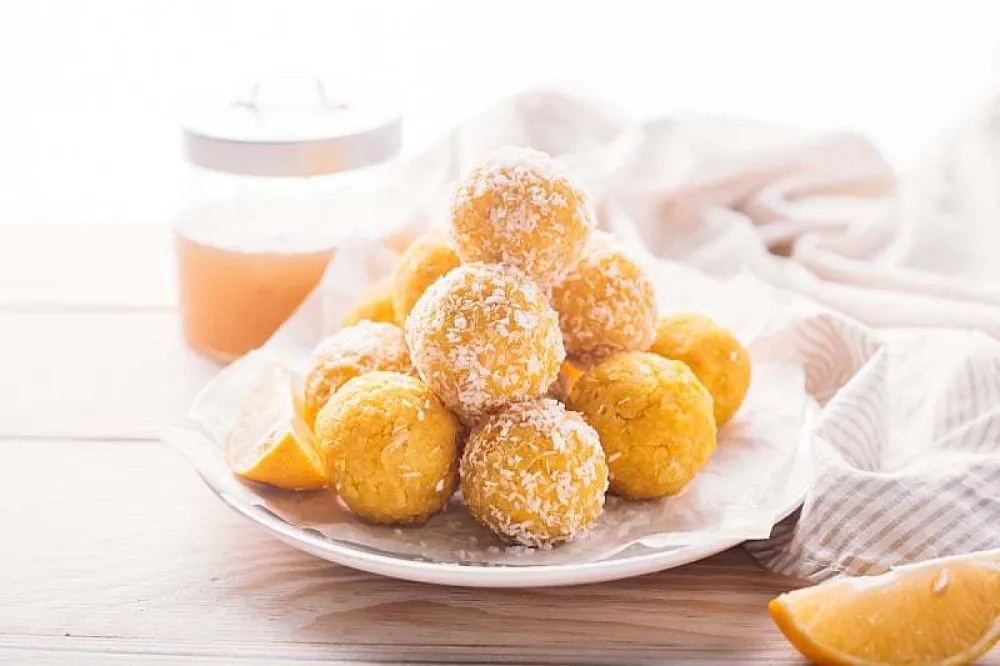 Limun-kokos kuglice slatki osvježavajući užitak