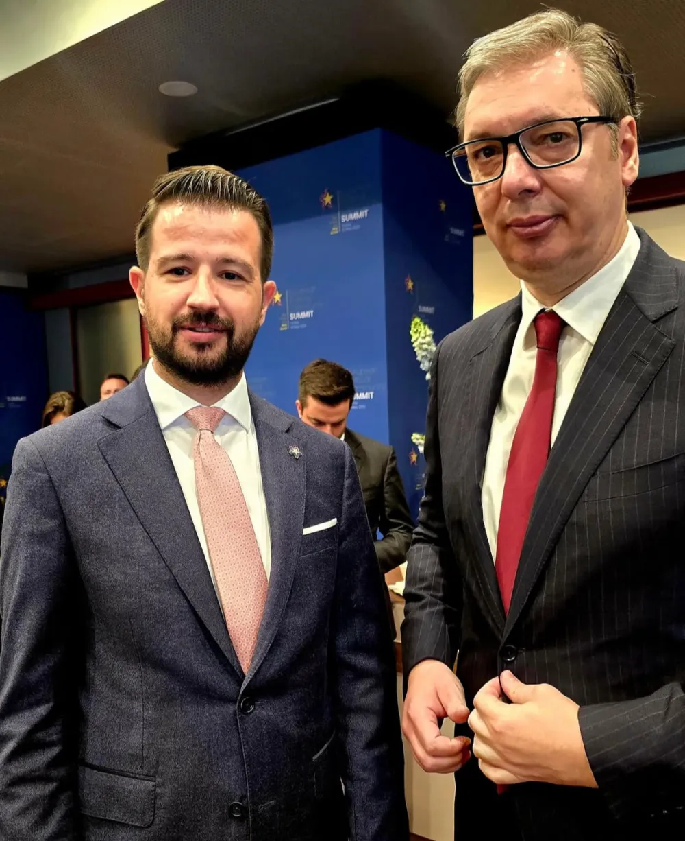 Jakov Milatović i Aleksandar Vučić