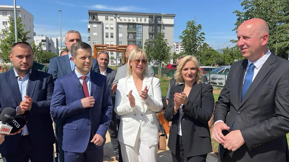 Sa otvaranja parka na Zabjelu  