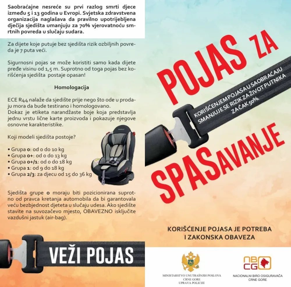 Počinje kampanja &bdquo;Pojas za spas&ldquo;