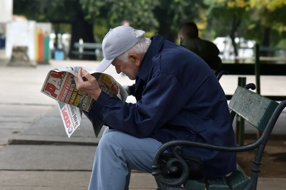 penzioner, penzioneri, penzija, novine, dan, dnevna novina dan, stampa, stampani medij,
