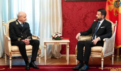 Milatović primio akreditivna pisma ruskog ambasadora