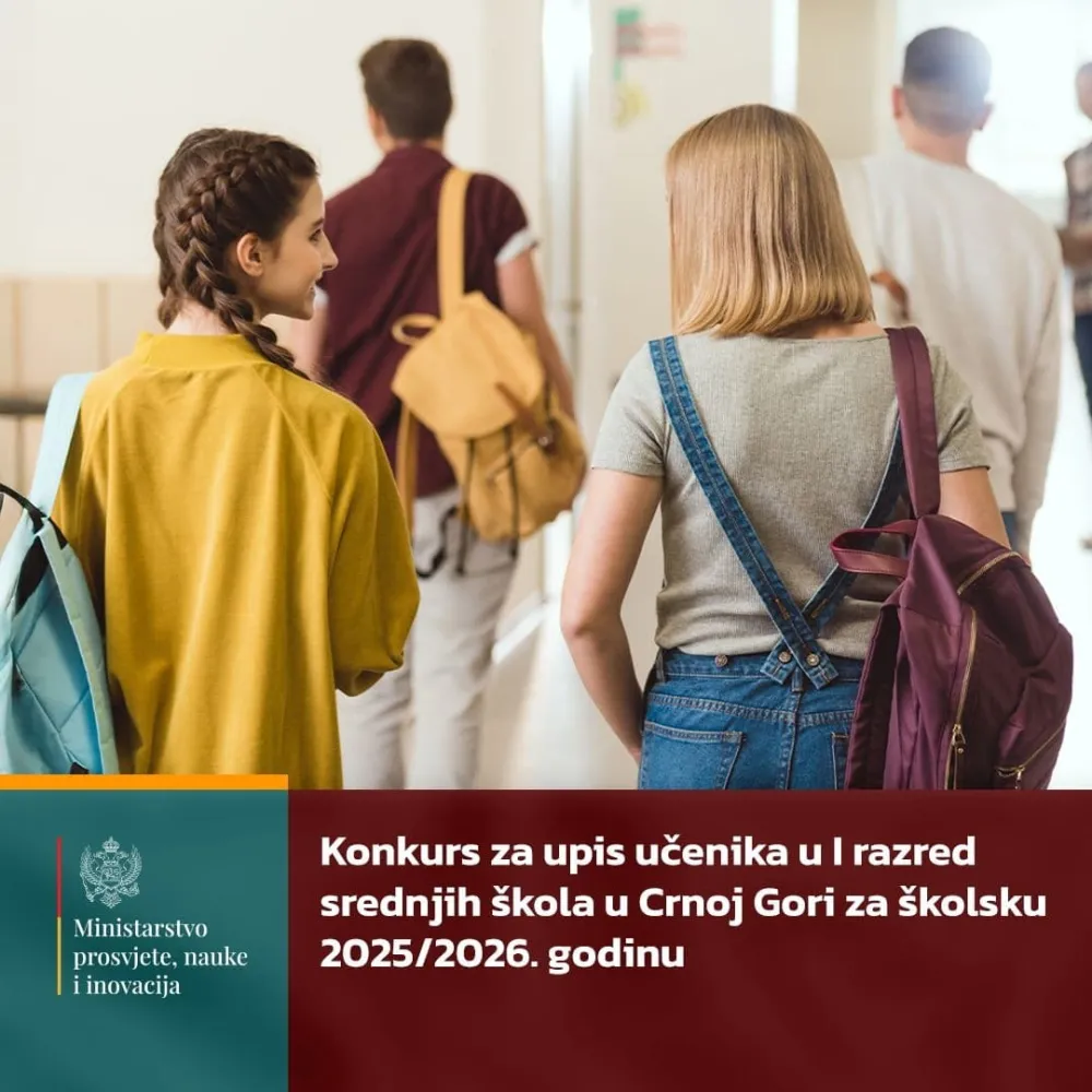 Objavljen Konkurs za upis u prvi razred srednjih &scaron;kola