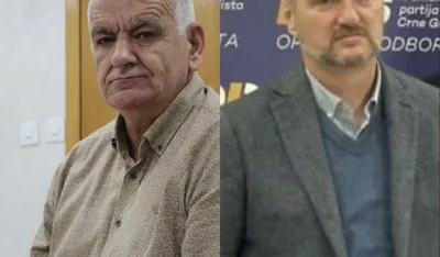 Vesko Ra&scaron;ović i Du&scaron;an Radonjić