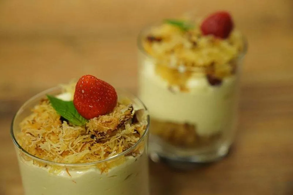 Kadaif u ča&scaron;i tradicionalan desert na moderan način