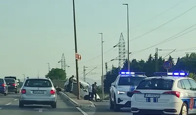 Saobraćajna nezgoda kod Hotela Keto u Podgorici