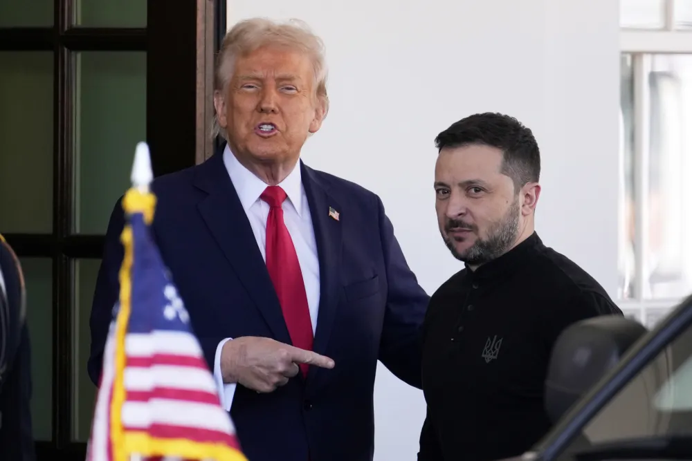 Donald Tramp i Volodimir Zelenski