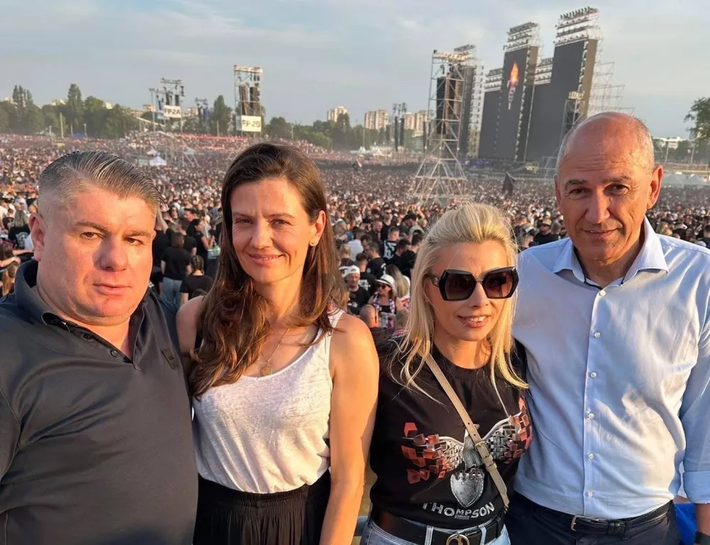 O&scaron;tre reakcije u Sloveniji: Jan&scaron;in dolazak na Tompsonov koncert je sramota, usta&scaron;e nisu priznavale na&scaron; narod