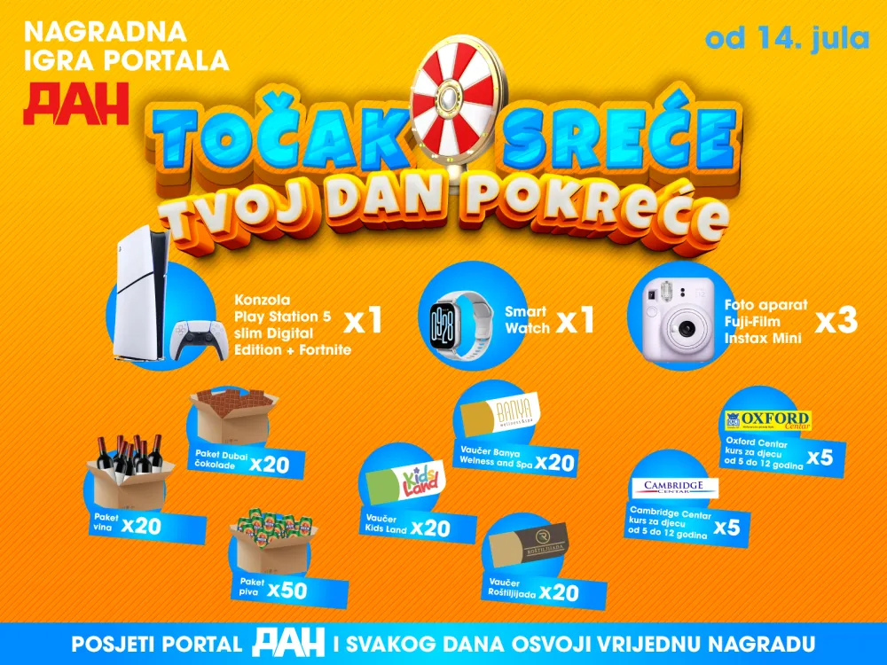 Točak sreće tvoj dan pokreće