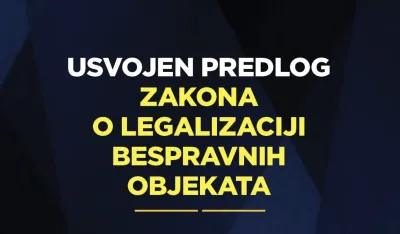 MDUP: Građanima će biti pružena &scaron;ansa da legalizuju svoje bespravne objekte