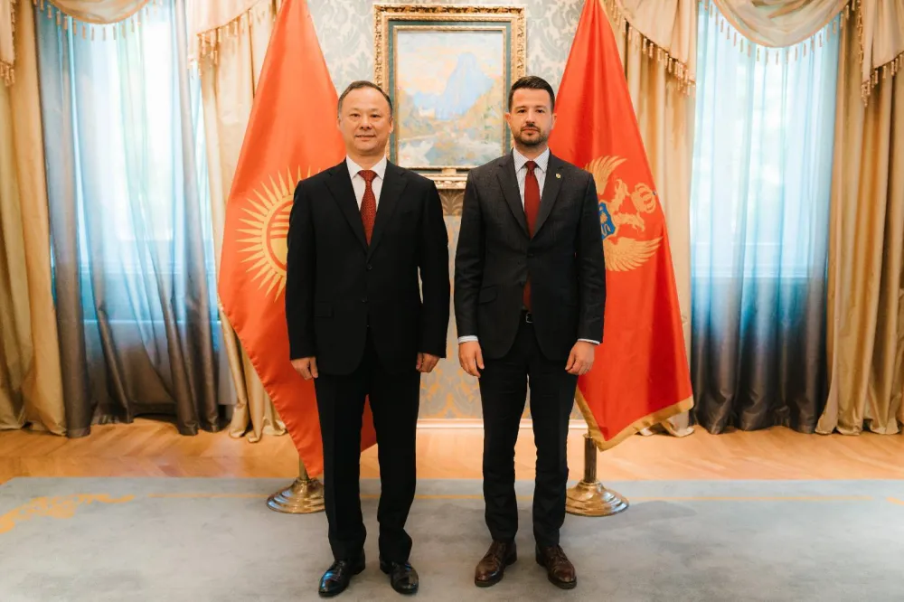 Milatović primio akreditivna pisma novoimenovanih ambasadora Australije, Južnoafričke Republike, Kraljevine Tajland, Repubilike Kirgistan