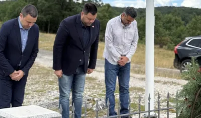 Kovačević položio vijenac na spomen-obilježje vučedolskim junacima