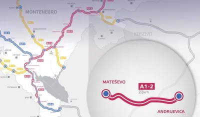 Auto-put do Andrijevice u brojkama: Četiri km tunela, sedam km mostova, zavr&scaron;etak radova planiran za 2030.
