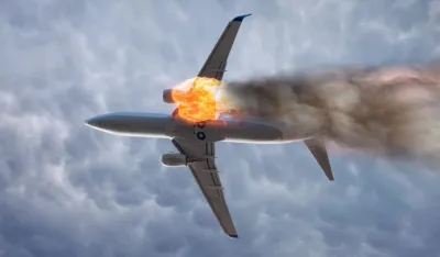 Sru&scaron;io se avion kod Majorke