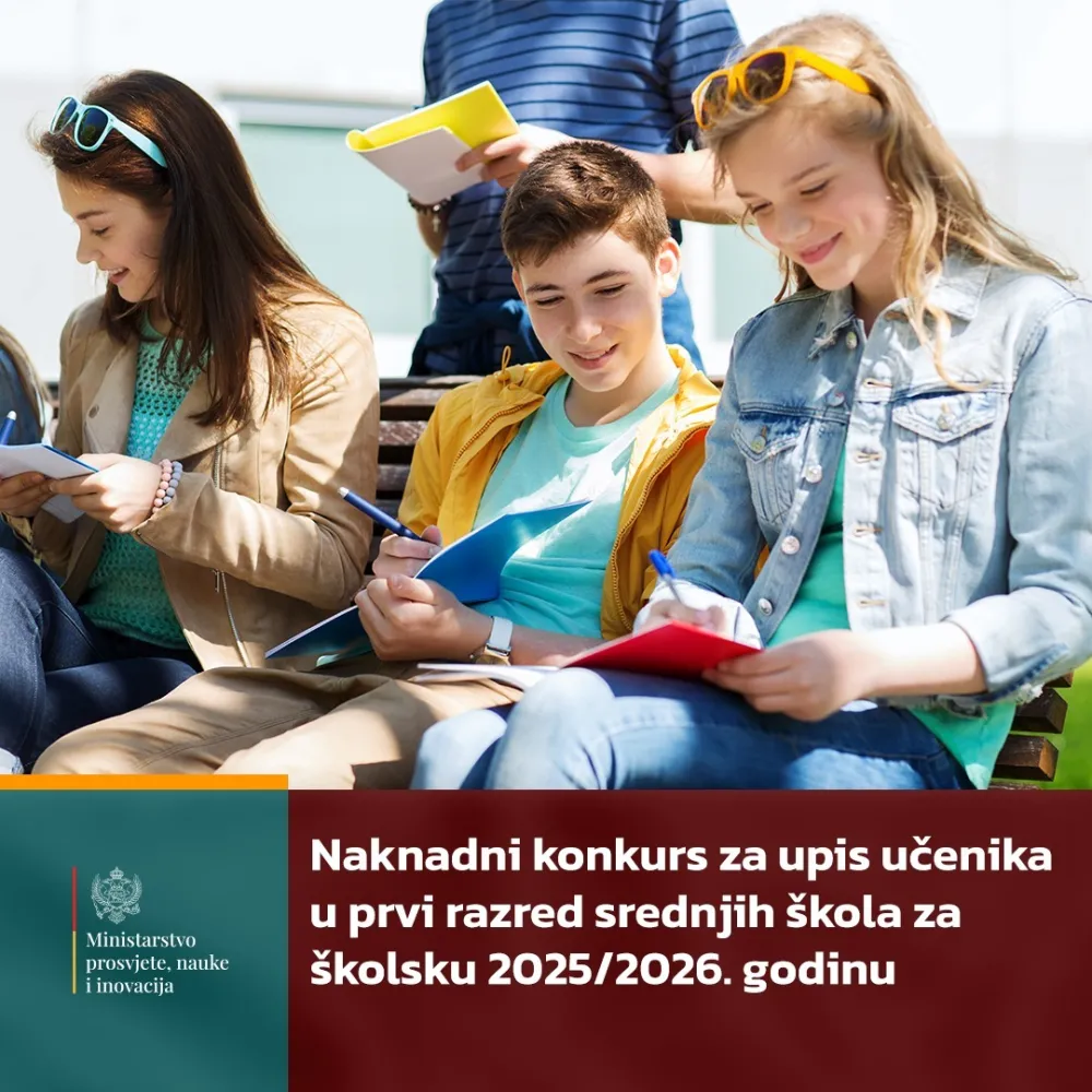 Naknadni upis u srednje &scaron;kole