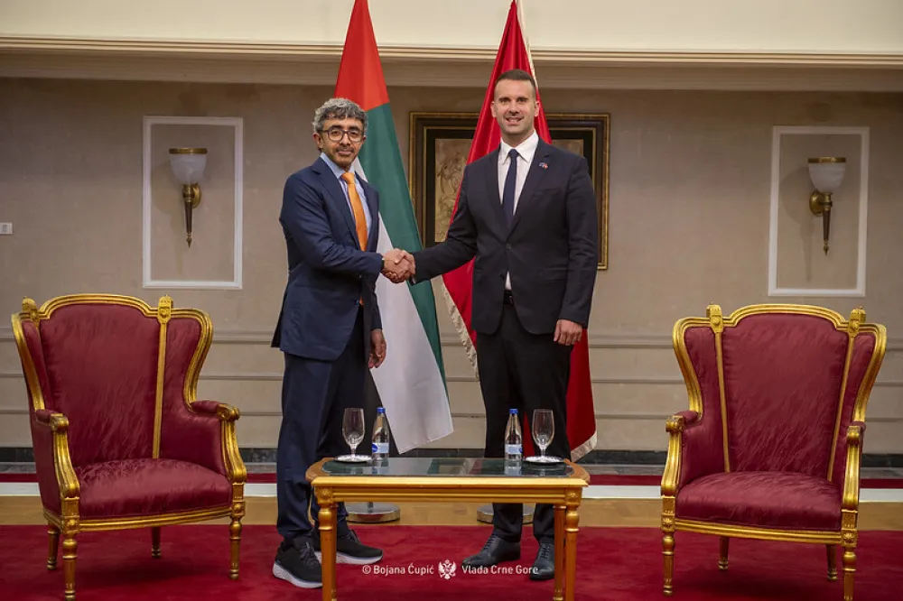 Spajić &ndash; Al Nahjan: Prijatelji su tu da pomognu u te&scaron;kim trenucima, vrijeme za konkretne projekte između Crne Gore i UAE