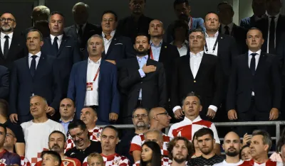 Milatović i Milanović na sinoćnoj utakmici