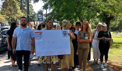 Protest sestara i tehničara 18. septembra