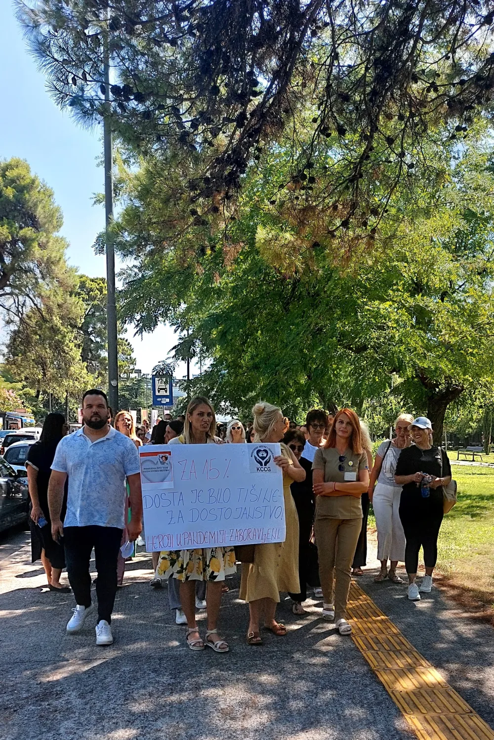 Protest sestara i tehničara 18. septembra