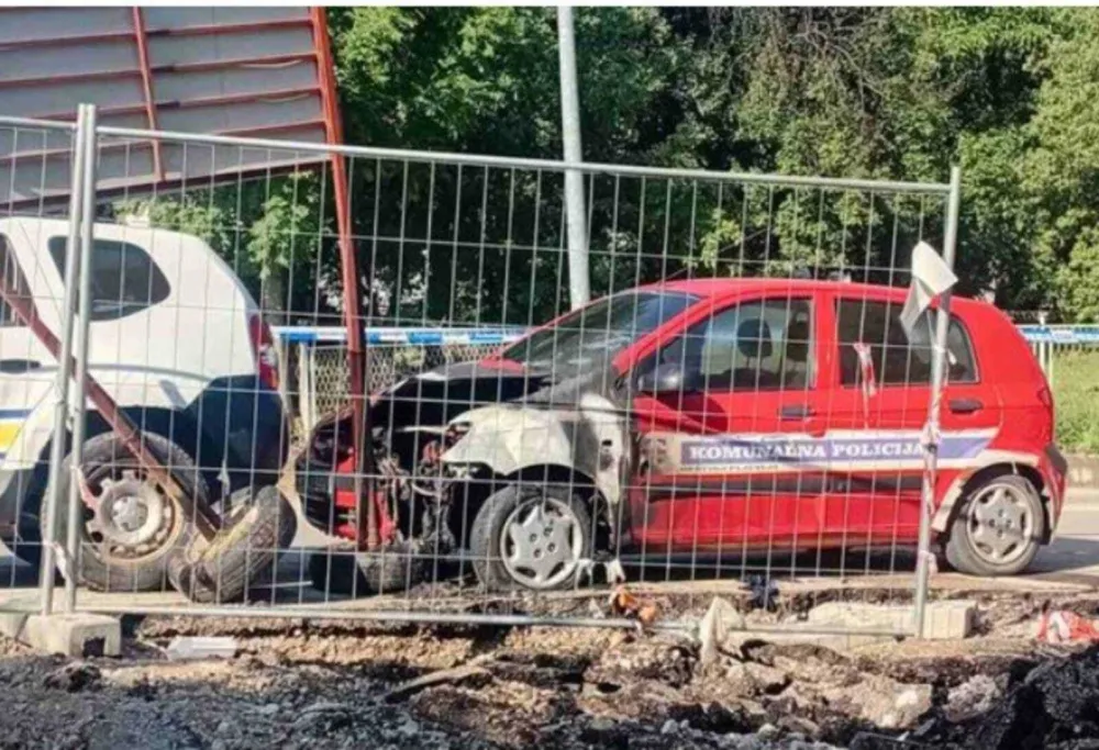 DPS Pljevlja: Vrane&scaron; ne može pobjeći od odgovornosti za paljenje vozila Komunalne policije