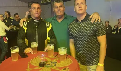 Milan sa bratom Vasilijem i ocem Milovanom