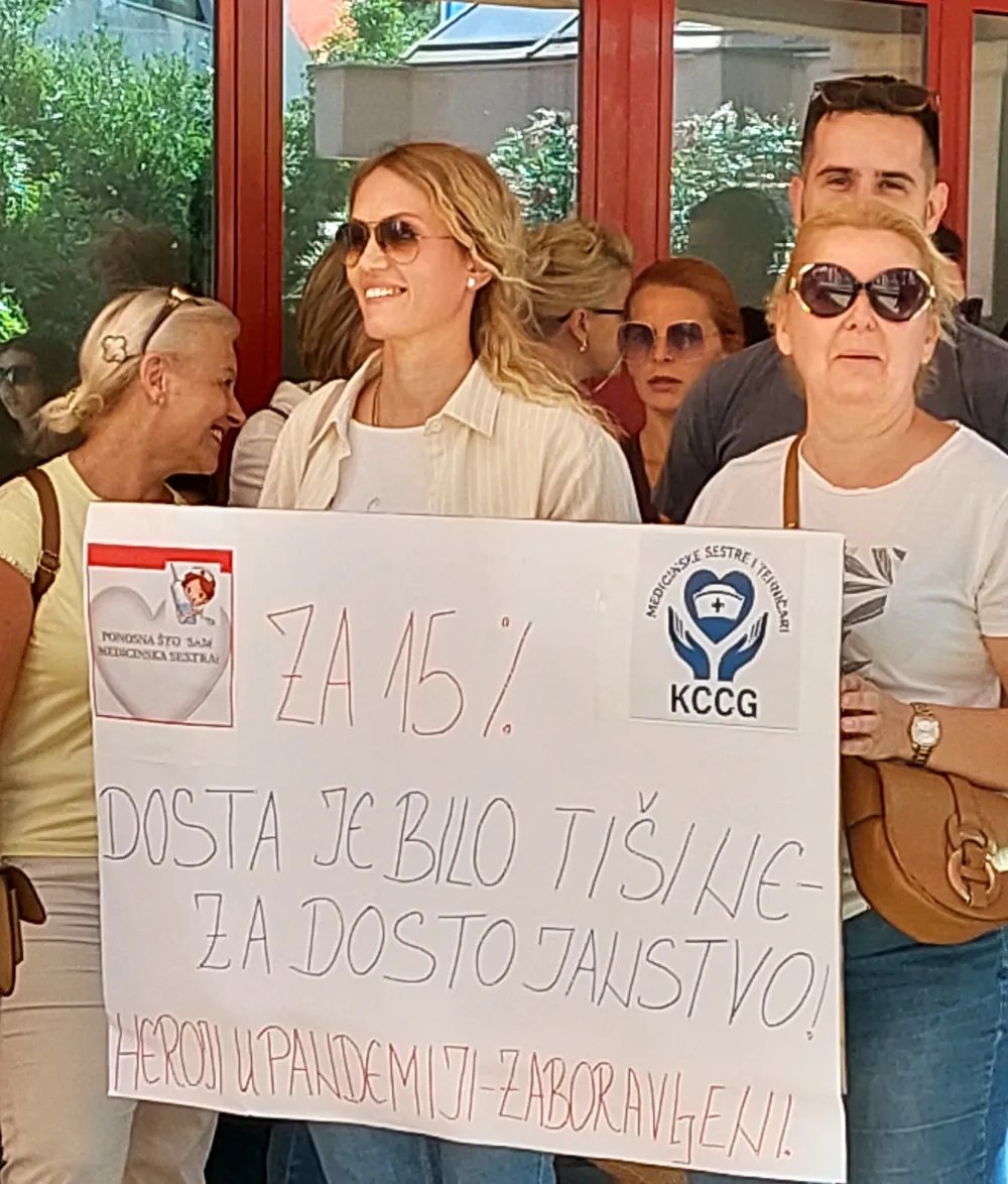 KCCG: Otkaz dali 73 medicinske sestre i teničara